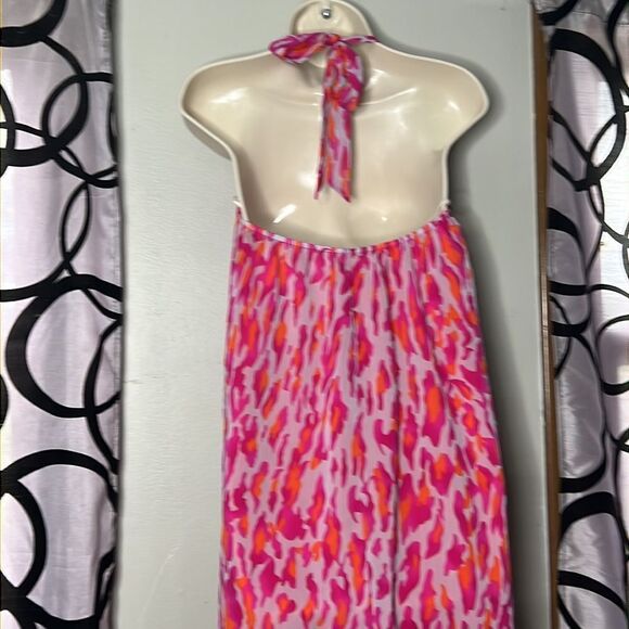 Boston Proper Pink Printed Halter Dress XXS - Picture 13 of 13